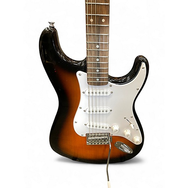 Used Squier Sonic Stratocaster 3 Tone Sunburst Solid Body Electric Guitar