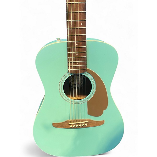 Used Fender MALIBU AQUAMARINE Acoustic Electric Guitar