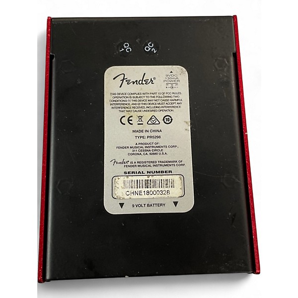 Used Fender Santa Ana Overdrive Effect Pedal