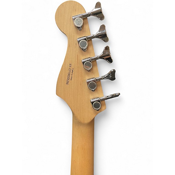 Used Squier Affinity Jazz Bass V 5 String Black Electric Bass Guitar