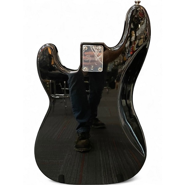 Used Squier Affinity Precision Bass Black Electric Bass Guitar