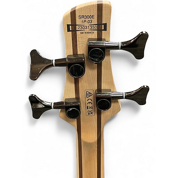 Used Ibanez SR300E SILVER BURST Electric Bass Guitar