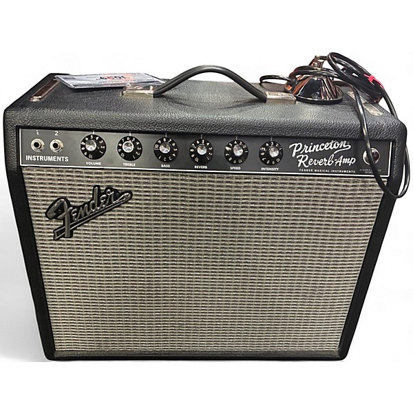 Used Fender 65 Princeton Reverb 1x10 15W Tube Guitar Combo Amp