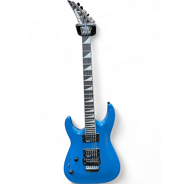 Used Jackson JS SERIES JS32L DINKY BRIGHT BLUE Solid Body Electric Guitar