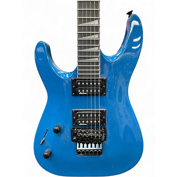 Used Jackson JS SERIES JS32L DINKY BRIGHT BLUE Solid Body Electric Guitar