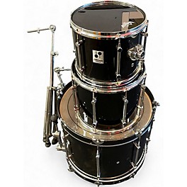 Used SONOR 3 Piece FORCE 2001 Black Drum Kit