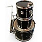 Used SONOR 3 Piece FORCE 2001 Black Drum Kit