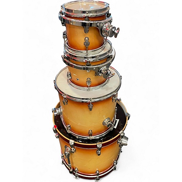 Used Ludwig 4 Piece ELEMENT Amber Drum Kit