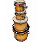 Used Ludwig 4 Piece ELEMENT Amber Drum Kit