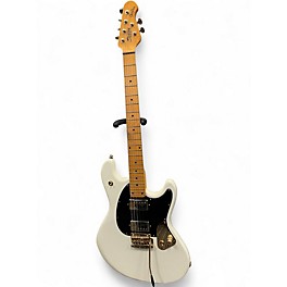 Used Sterling by Music Man JARED DINES STINGRAY Olympic White Solid Body Electric Guitar