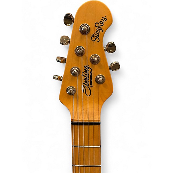 Used Sterling by Music Man JARED DINES STINGRAY Olympic White Solid Body Electric Guitar