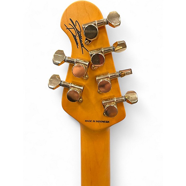 Used Sterling by Music Man JARED DINES STINGRAY Olympic White Solid Body Electric Guitar