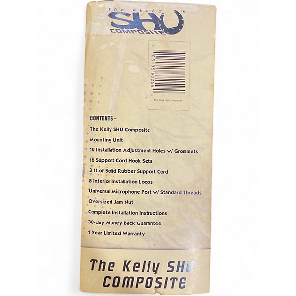 Used Kelly SHU Kick Drum Microphone Shock Mount System Drum Microphone