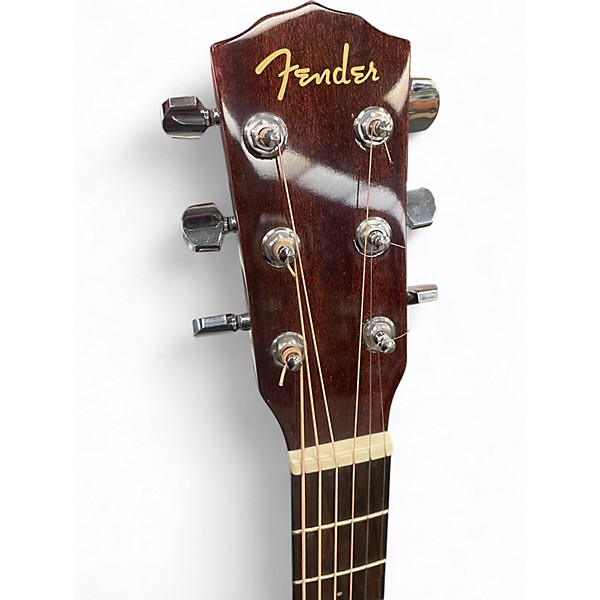 Used Fender CD60 Dreadnought Natural Acoustic Guitar