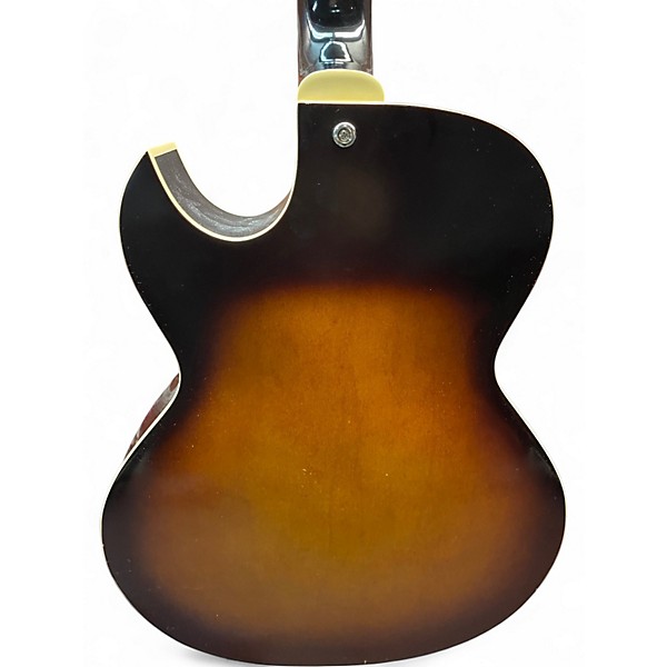 Used Epiphone ES175 Premium 3 Tone Sunburst Hollow Body Electric Guitar