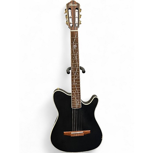 Used Ibanez TOD10N-TKF Black Acoustic Electric Guitar