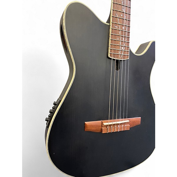 Used Ibanez TOD10N-TKF Black Acoustic Electric Guitar