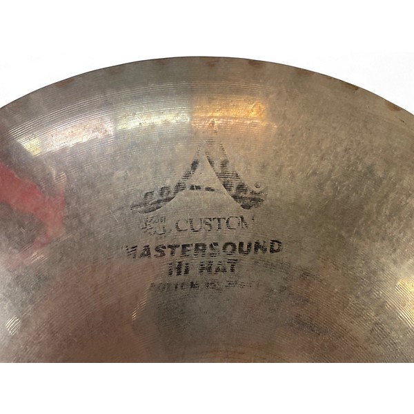 Used Zildjian 15in A Custom Mastersound Hi Hat Pair Cymbal
