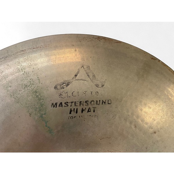 Used Zildjian 15in A Custom Mastersound Hi Hat Pair Cymbal