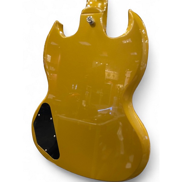 Used 2022 Epiphone SG Gold Solid Body Electric Guitar