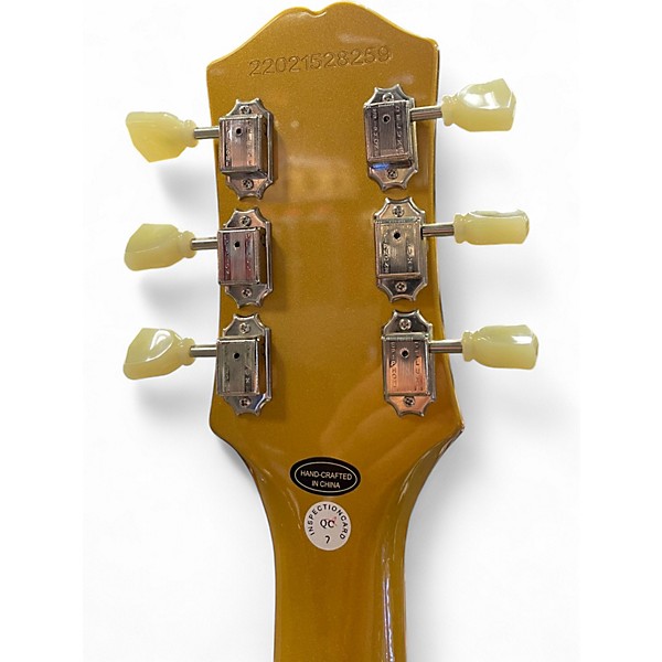 Used 2022 Epiphone SG Gold Solid Body Electric Guitar