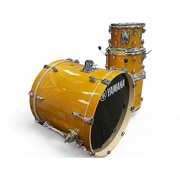 Used Yamaha 4 Piece Stage Custom Natural Drum Kit