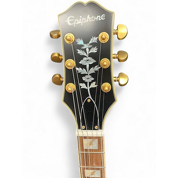 Used Epiphone SHERATON EMILY WOLFE Flat Black Hollow Body Electric Guitar