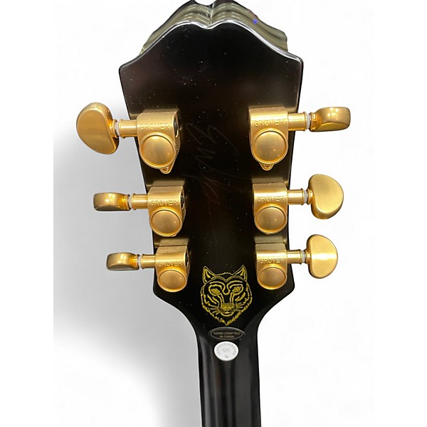 Used Epiphone SHERATON EMILY WOLFE Flat Black Hollow Body Electric Guitar