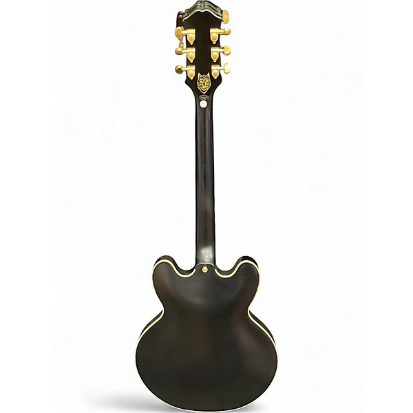 Used Epiphone SHERATON EMILY WOLFE Flat Black Hollow Body Electric Guitar
