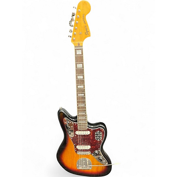 Used Squier CLASSIC VIBE 70S JAGUAR 3 Color Sunburst Solid Body Electric Guitar