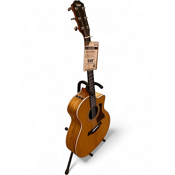 Used Taylor 214CE Natural Acoustic Electric Guitar