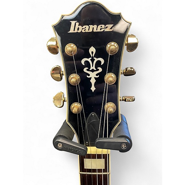 Used Ibanez AG95 Artcore Expressionist Left Handed Sunburst Hollow Body Electric Guitar