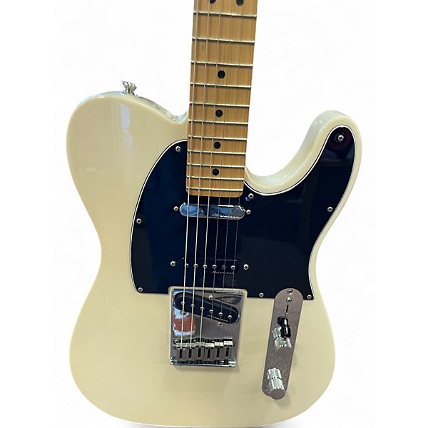 Used Fender Deluxe Nashville Telecaster White Blonde Solid Body Electric Guitar