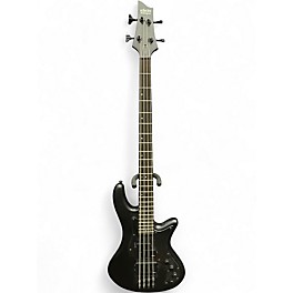 Used Schecter Guitar Research STILETTO STEALTH 4 Black Electric Bass Guitar