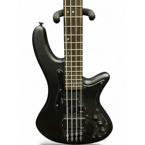 Used Schecter Guitar Research STILETTO STEALTH 4 Black Electric Bass Guitar