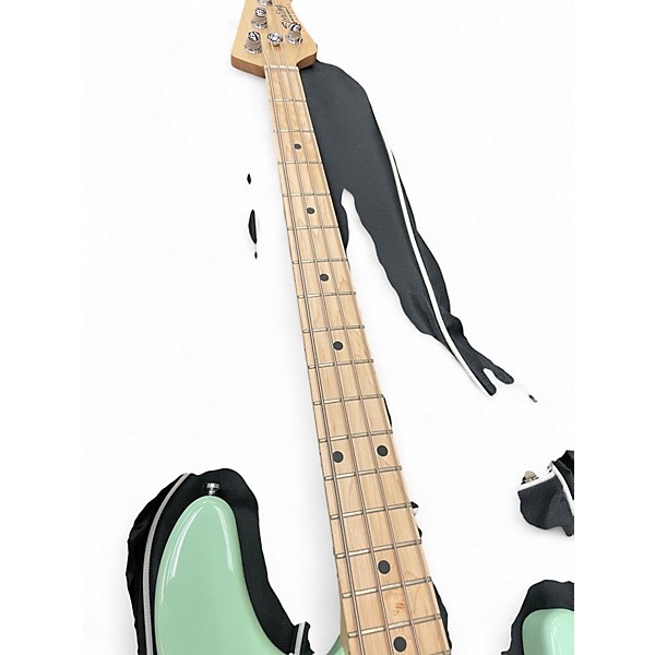 Used Sterling by Music Man SUB SERIES STINGRAY Surf Green Electric Bass Guitar