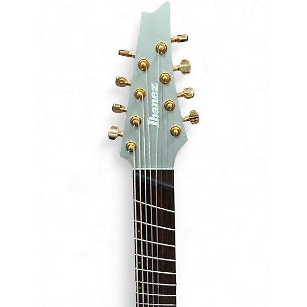 Used Ibanez RGDMS8 SILVER MATTE Solid Body Electric Guitar