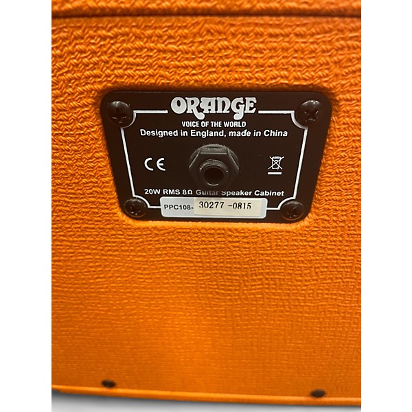 Used Orange Amplifiers ppc 108 Guitar Cabinet