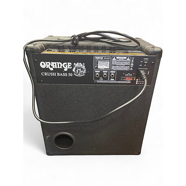 Used Orange Amplifiers crush bass 50  Guitar Combo Amp