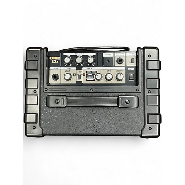 Used Roland Cube 15X 1X8 15W Guitar Combo Amp