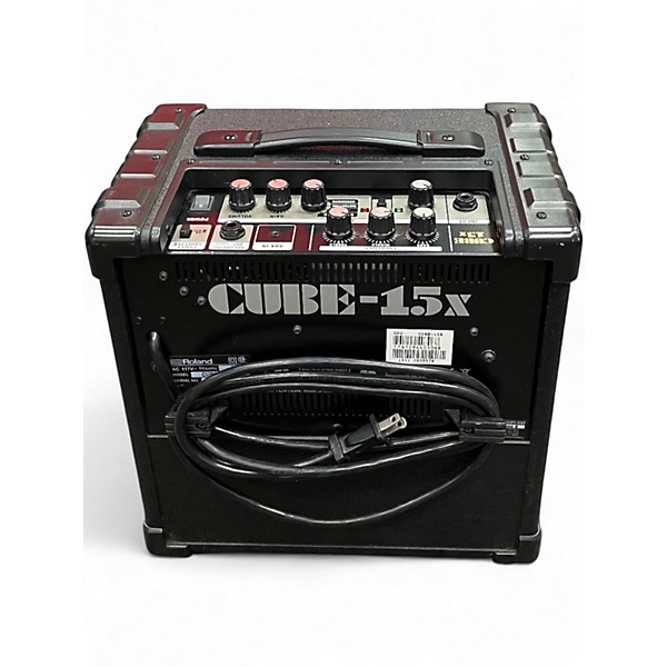 Used Roland Cube 15X 1X8 15W Guitar Combo Amp