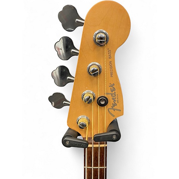 Used 2001 Fender American Standard Precision Bass Black Electric Bass Guitar