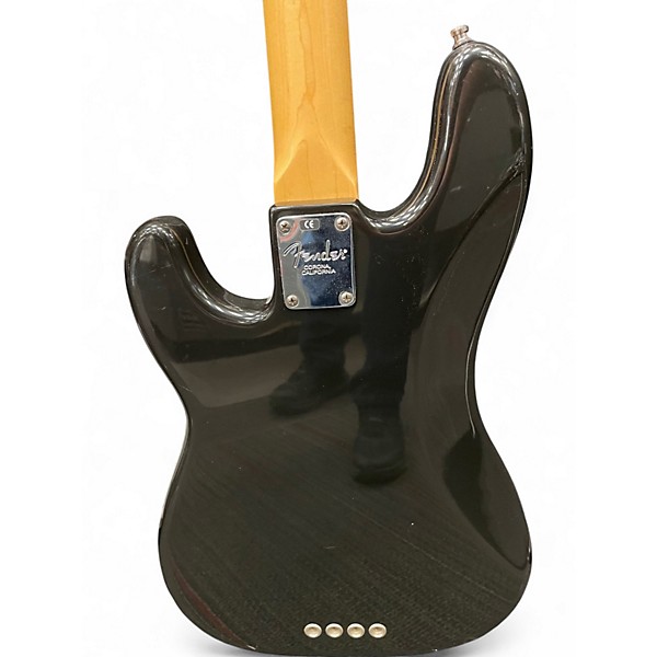 Used 2001 Fender American Standard Precision Bass Black Electric Bass Guitar