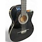 Used Stadium ST200CE Black Classical Acoustic Electric Guitar