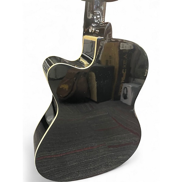 Used Stadium ST200CE Black Classical Acoustic Electric Guitar