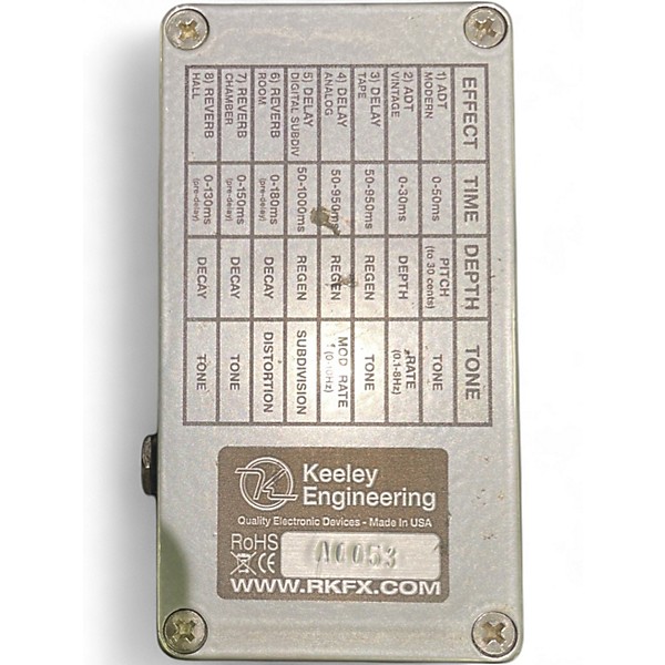 Used 2000 Keeley me8 Effect Processor