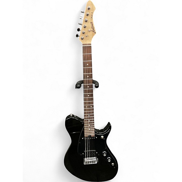 Used Aria Pro Ii JET 1 Black Solid Body Electric Guitar