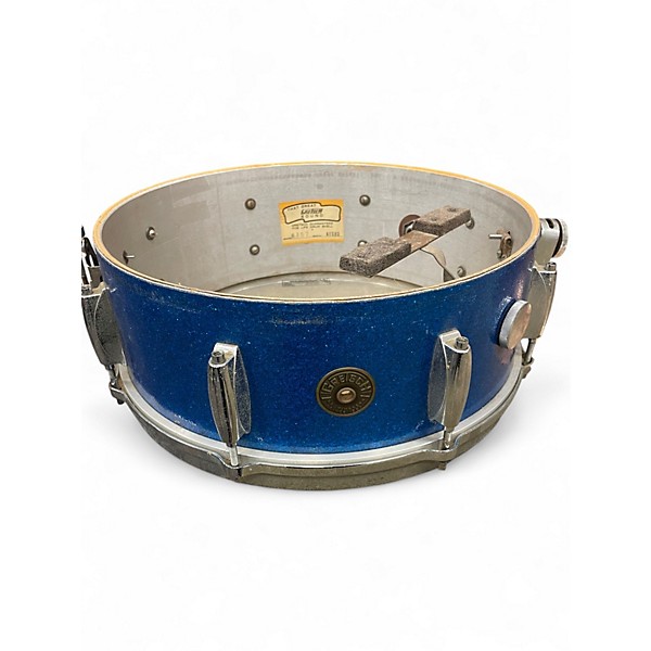 Used Gretsch Drums 6.5X14 4157 Blue Drum