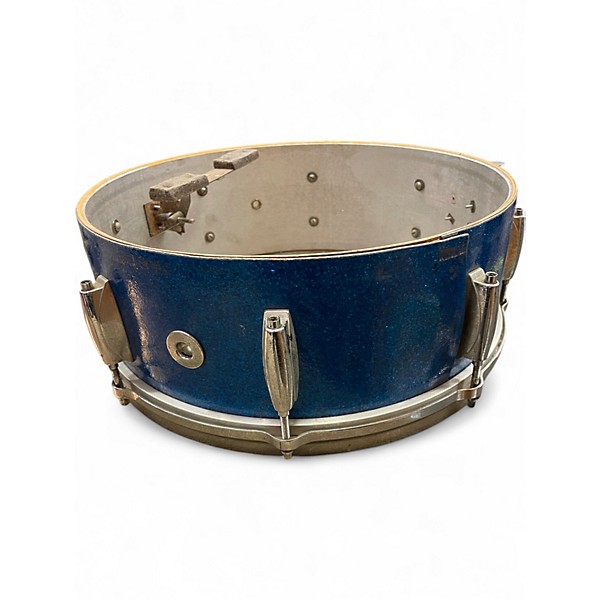 Used Gretsch Drums 6.5X14 4157 Blue Drum