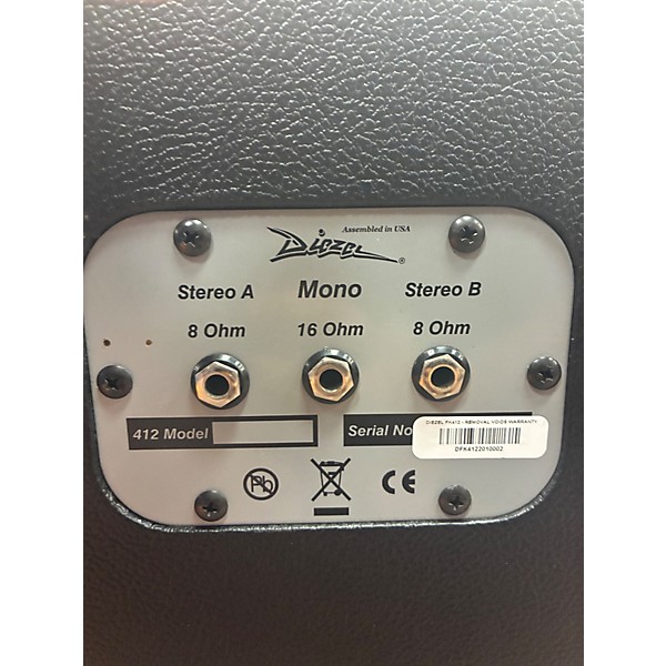 Used Diezel FK412 Guitar Cabinet